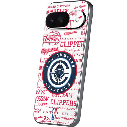 NBA Los Angeles Clippers Blast Logos Google Pixel 9 Skin